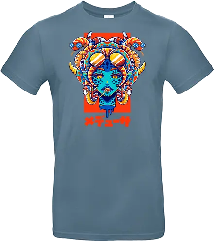 MODERN MEDUSA - medusa, fantasy, greek, pop art, colorful, girl, gorgona, japanese - Standard T-Shirt