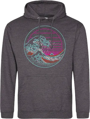 Great Neon Wave Circle