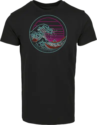 Great Neon Wave Circle