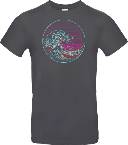 Great Neon Wave Circle