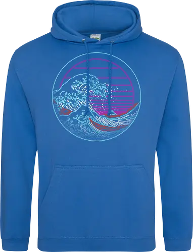 Great Neon Wave Circle