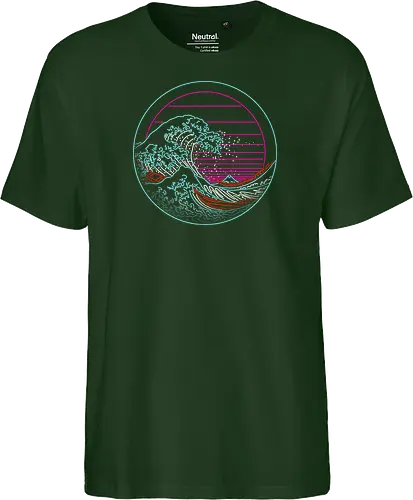 Great Neon Wave Circle