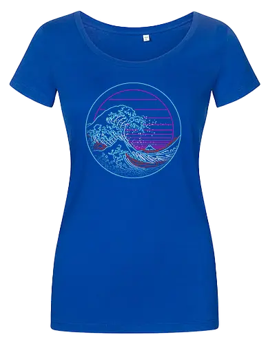 Great Neon Wave Circle