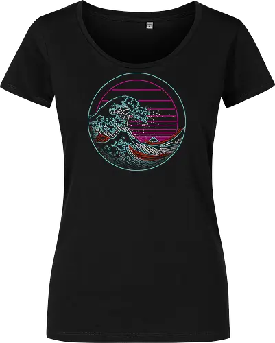 Great Neon Wave Circle