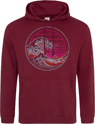 Great Neon Wave Circle