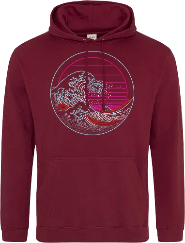 Great Neon Wave Circle