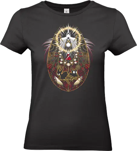 Grand Cradle - knight, hornet, gaming, games, gamer, video games, vintage, japanese, magical, magic, video gaming, silksong, silk song, Bug Knight, hollow knight silksong - Standard T-Shirt (Women)
