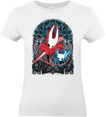 Mosaic Hornet - Bug Knight, knight, hornet, gaming, games, gamer, video games, vintage, japanese, magical, magic, video gaming, silksong, silk song, hollow knight silksong - Standard T-Shirt (Women)
