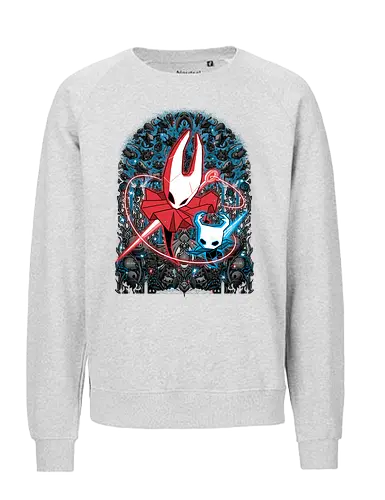 Mosaic Hornet - Bug Knight, knight, hornet, gaming, games, gamer, video games, vintage, japanese, magical, magic, video gaming, silksong, silk song, hollow knight silksong - Fairtrade Sweatshirt