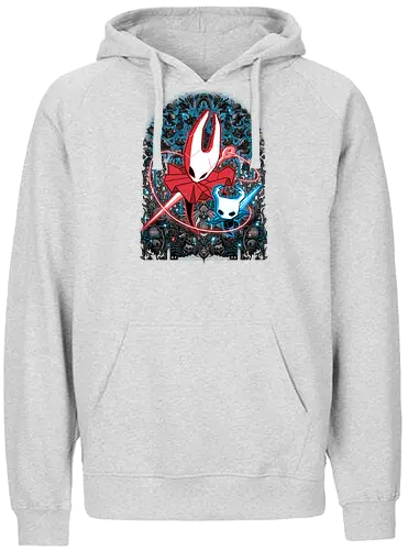 Mosaic Hornet - Bug Knight, knight, hornet, gaming, games, gamer, video games, vintage, japanese, magical, magic, video gaming, silksong, silk song, hollow knight silksong - Fairtrade Hoodie
