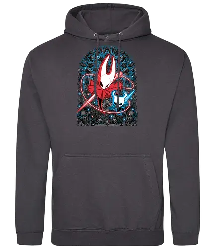 Mosaic Hornet - Bug Knight, knight, hornet, gaming, games, gamer, video games, vintage, japanese, magical, magic, video gaming, silksong, silk song, hollow knight silksong - Standard Hoodie