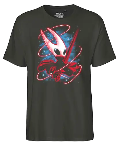 Shadow Hornet - knight, hornet, gaming, games, gamer, video games, vintage, japanese, magical, magic, video gaming, silksong, silk song, Bug Knight, hollow knight silksong - Fairtrade T-Shirt
