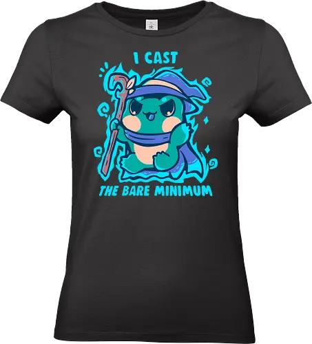 The Bare Minimum Spell - Frosch, absolutes Minimum, Zauberer, Frösche, Zauberspruch, frog, bare minimum, wizard, frogs, magic spell, spell casting, cast, nerdy, cute - Standard T-Shirt (Women)