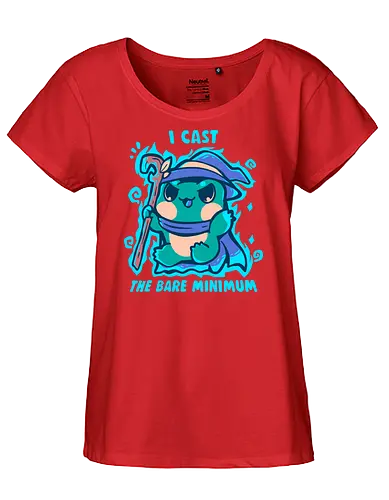The Bare Minimum Spell - Frosch, absolutes Minimum, Zauberer, Frösche, Zauberspruch, frog, bare minimum, wizard, frogs, magic spell, spell casting, cast, nerdy, cute - Fairtrade Girl Shirt