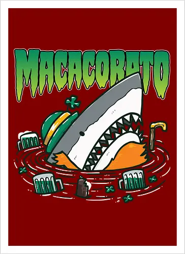 Ireland's St. Patrick's Day Shark - Irische Kunst - Loja MacacoRato