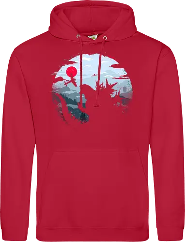 Monster King - Kaiju, monsters, monster king, japan, mount fuji, asia - Standard Hoodie