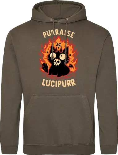 Demon Cat Lucipurr - Funny Gothic Kitten