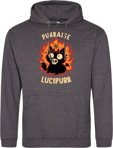 Demon Cat Lucipurr - Funny Gothic Kitten