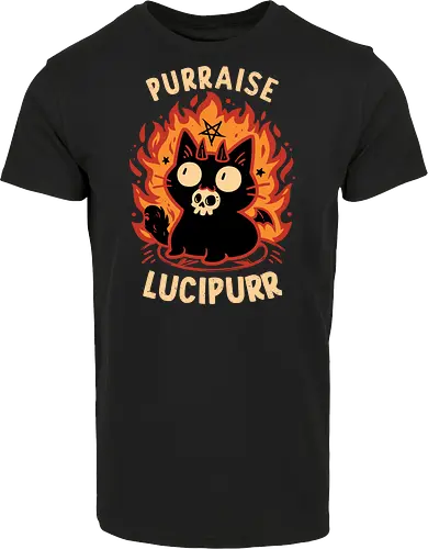 Demon Cat Lucipurr - Funny Gothic Kitten