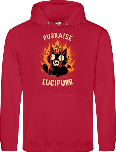 Demon Cat Lucipurr - Funny Gothic Kitten