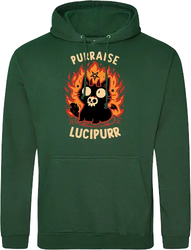 Demon Cat Lucipurr - Funny Gothic Kitten