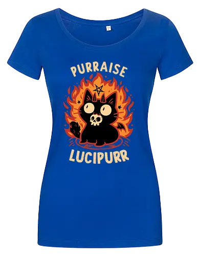 Demon Cat Lucipurr - Funny Gothic Kitten