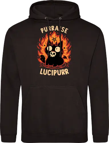 Demon Cat Lucipurr - Funny Gothic Kitten