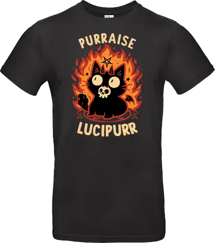 Demon Cat Lucipurr - Funny Gothic Kitten