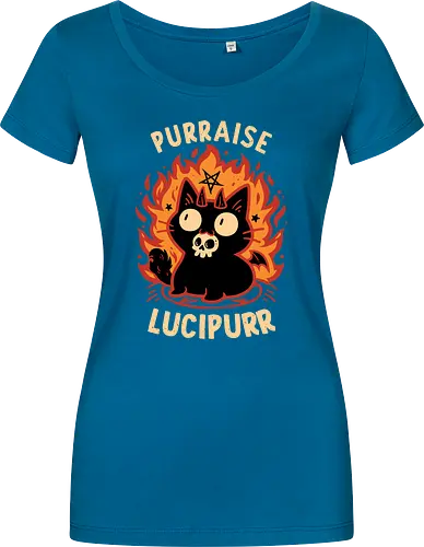 Demon Cat Lucipurr - Funny Gothic Kitten