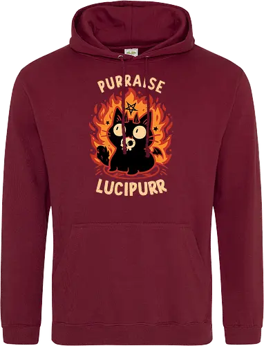 Demon Cat Lucipurr - Funny Gothic Kitten