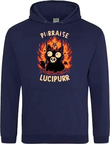 Demon Cat Lucipurr - Funny Gothic Kitten