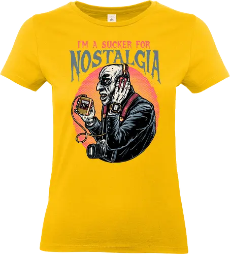 Nostalgic Vampire - Movie, film, horror, vampire, vampires, Halloween, horror movie, nostalgic, funny, retro __ - Standard T-Shirt (Women)