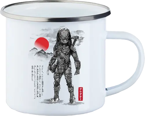 Wolf predator sumi e
