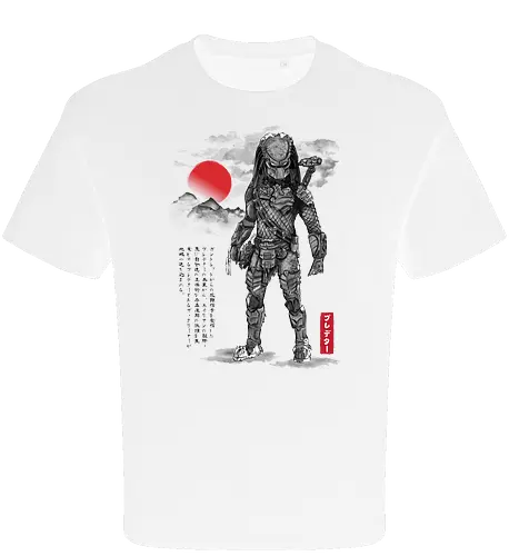Wolf predator sumi e