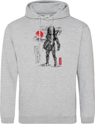 Wolf predator sumi e