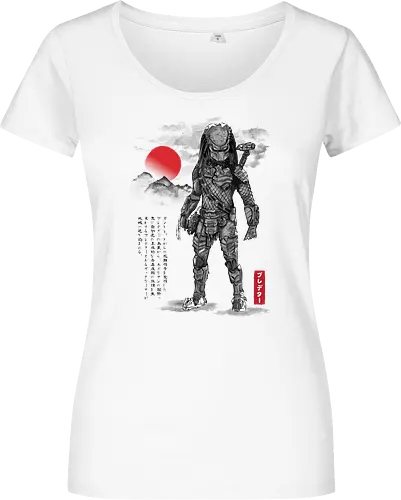 Wolf predator sumi e