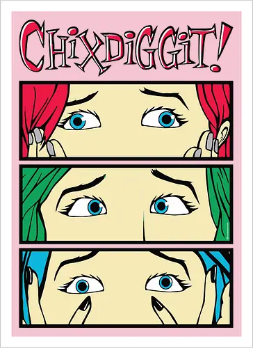 Chixdiggit! - Kanadischer Pop Punk - Exklusive Kunst - Loja MacacoRato