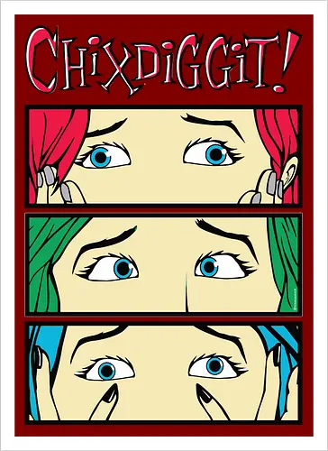Chixdiggit! - Kanadischer Pop Punk - Exklusive Kunst - Loja MacacoRato