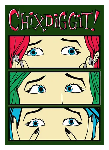 Chixdiggit! - Kanadischer Pop Punk - Exklusive Kunst - Loja MacacoRato