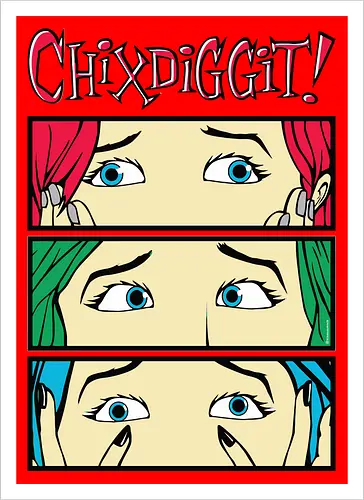 Chixdiggit! - Kanadischer Pop Punk - Exklusive Kunst - Loja MacacoRato