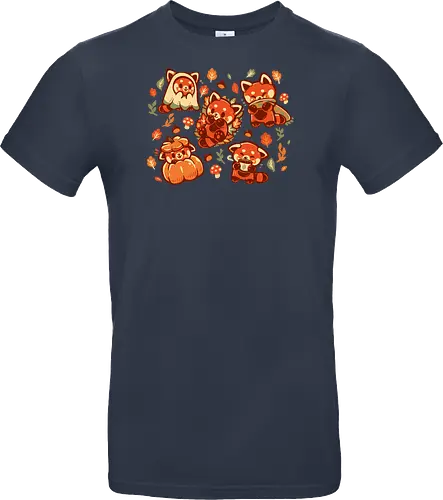 Red Panda Autumn Time