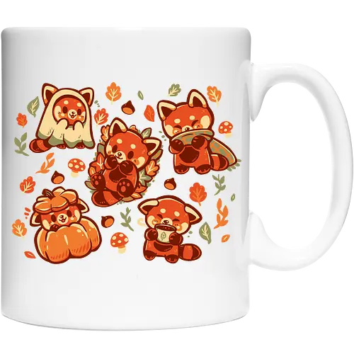 Red Panda Autumn Time