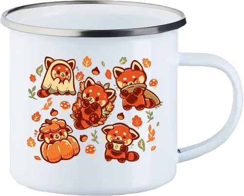 Red Panda Autumn Time