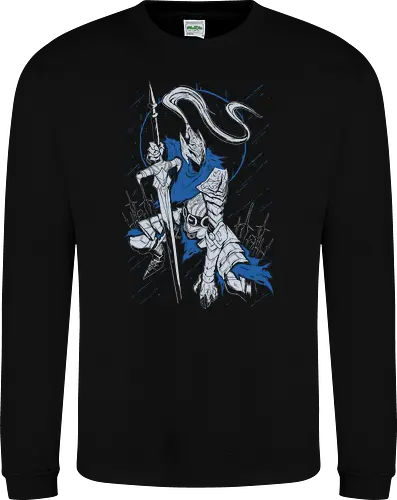Knight Souls Artorias - Dark  - Kawaii, Anime, Manga, Tokyo, Angry, Japanese Art, Aesthetic, Manga Style, Zylixzen, Aggressive, Gamer, Otaku, Gift, Cool - Sweatshirt