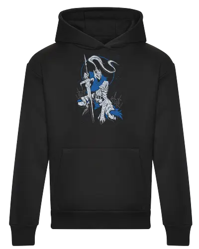 Knight Souls Artorias - Dark  - Kawaii, Anime, Manga, Tokyo, Angry, Japanese Art, Aesthetic, Manga Style, Zylixzen, Aggressive, Gamer, Otaku, Gift, Cool - Heavyweight Hoodie