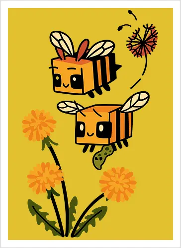 Busy Block Bees