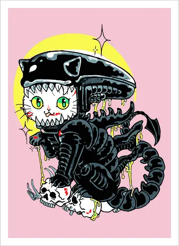 Cat Xenomorph Queen
