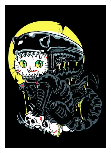 Cat Xenomorph Queen