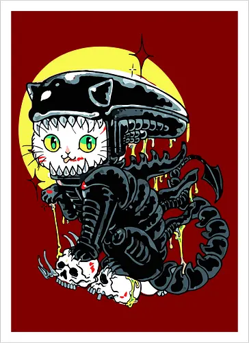 Cat Xenomorph Queen