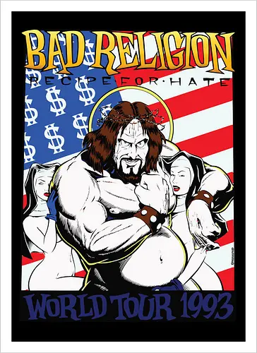 Bad Religion – Recipe for Hate World Tour 1993 – Loja MacacoRato